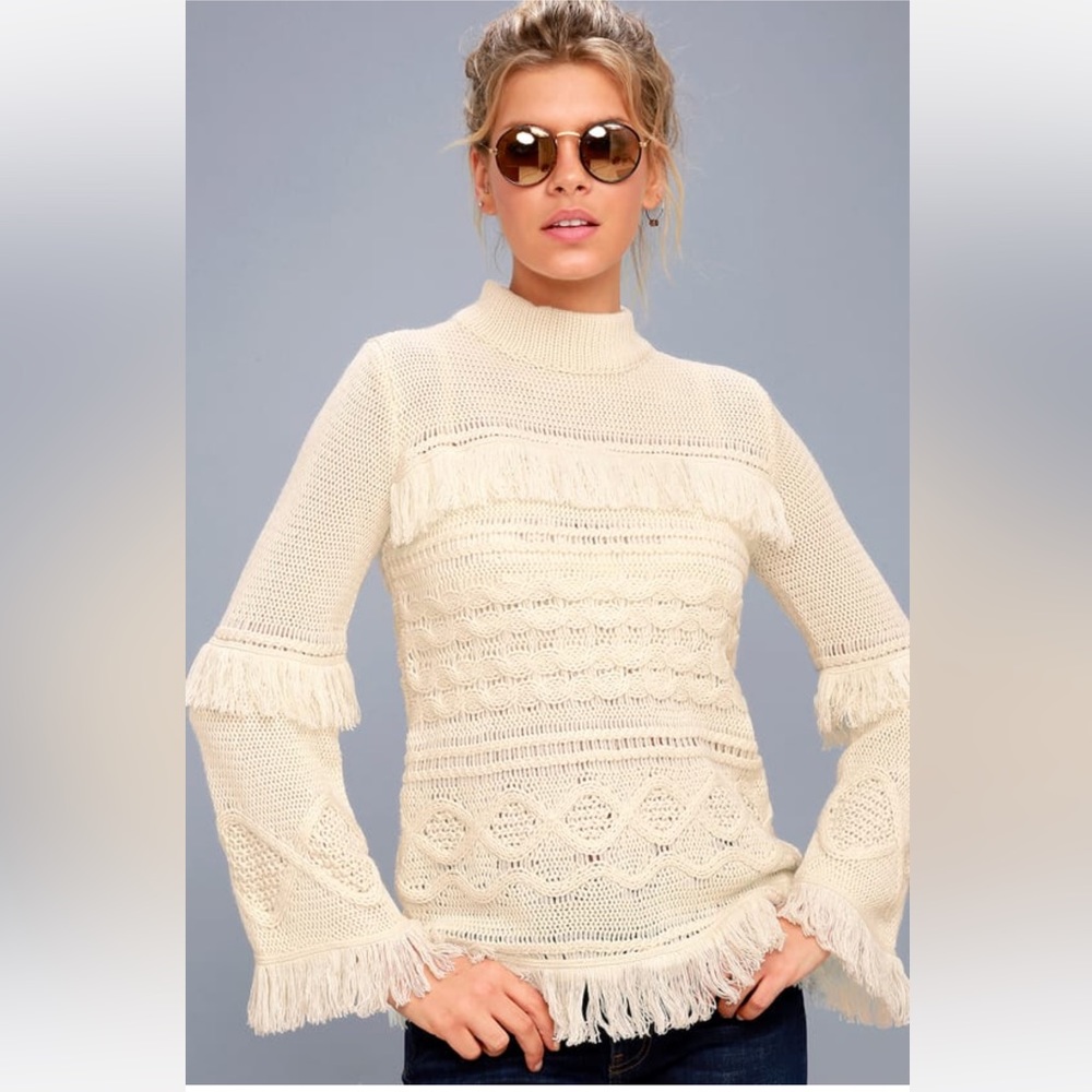 BB Dakota fringe sweater
